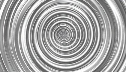 Fototapeta premium Abstract Grey And White Concentric Circles Pattern