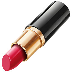 Elegant Red Lipstick in Sleek Packaging Display