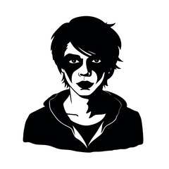 Green Face Paint Design