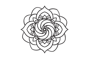 line art of floral,vectorian,mehdi,patern type,nature ,religion,architectural set bundle on the white background