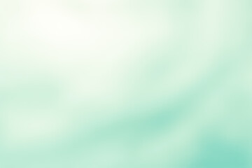 Mint green abstract blurred background for graphic design, natural template, eco product branding, web, fresh style, presentation, clean modern backdrop