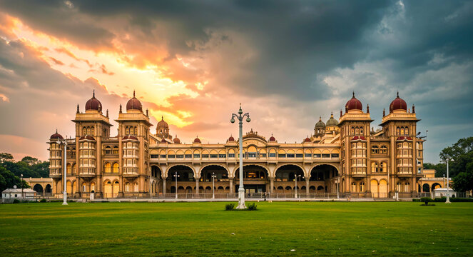 Mysore Palace at Sunset