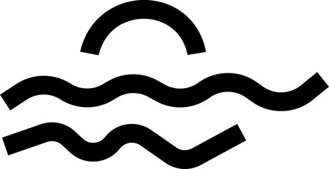 geographic icon, Minimalist linear nature icons featuring mountains, waves, outes, and geographic tools for seamless travel guidance, Business, Global Communication. For Mobile and Web page design