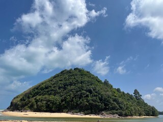 Tropical beach in Malaysia 