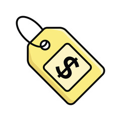 price tag icon vector design template simple and clean