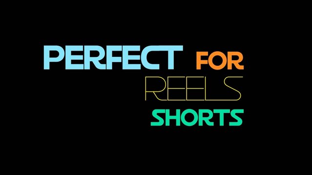 Colorful Kinetic Marketing Typography