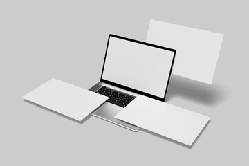 Laptop Screen Website