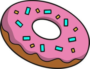 donut with sprinkles