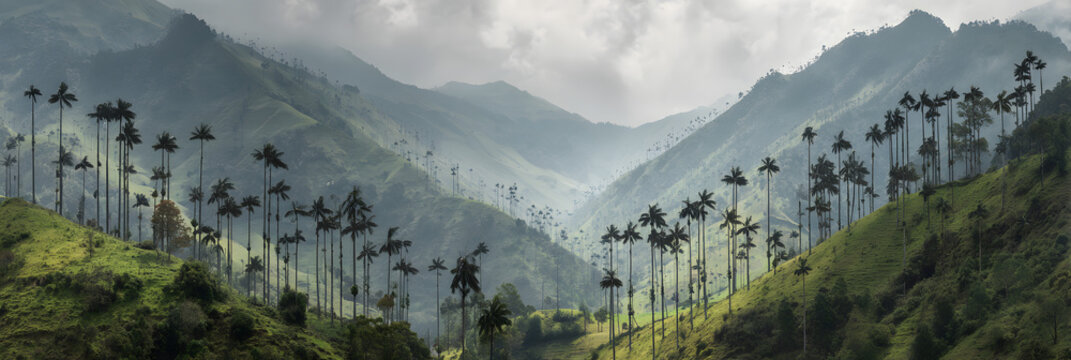 Cocora Valley Colombia: Majestic Wax Palm Trees, Andes Mountains Landscape Photography