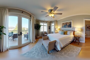 Explore a Fully Immersive Virtual Reality Tour of a House in 360 Degrees