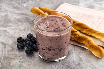 Blueberry milkshake sweet dessert drink
