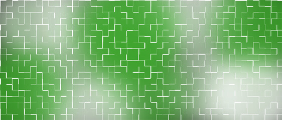 Fresh spring green gradient background with abstract geometric lines for contemporary designs