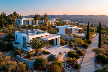 Coastal Villa Community with Scenic Ocean Views