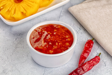 Sweet and spicy chili pineapple sauce