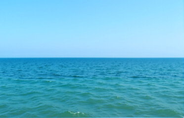 Obraz premium Blue Sea and Sky