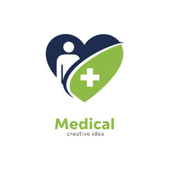 Medical logo icon vector illustration