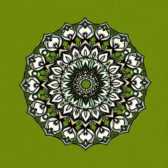 Green Background Showcases Complex