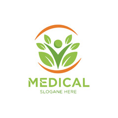 Medical logo icon vector illustration