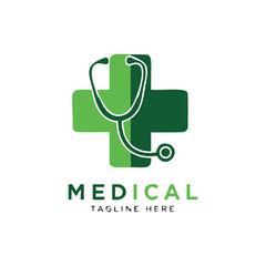 Medical logo icon vector illustration