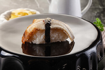 Japanese cuisine - sushi with eel