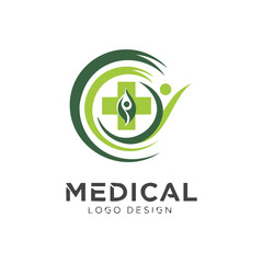 Medical logo icon vector illustration
