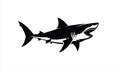 Obraz premium Ocean predator silhouette design