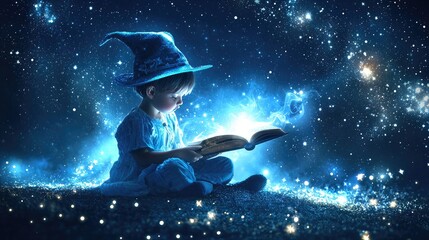 create the poster of BOOK WEEK 2024 theme 'magic world'