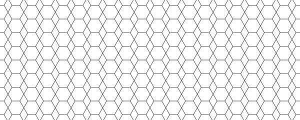 Hexagon white background. Geometric grid. Honeycomb texture. Honey wallpaper. Hex structure. Mosaic wall. Business presentation. Polygon cell banner. Computer data. Vector illustration.