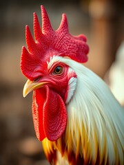 Regal Rooster with a Bold Presence