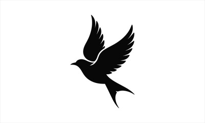 Obraz premium Artistic bird silhouette design