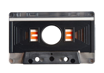 Fototapeta premium cassette tape, isolated on white background