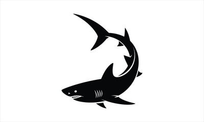 Obraz premium Ocean predator silhouette design