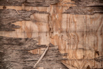 photo texture of old plywood. Texture of old wood. Old weathered texture