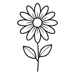 white flower on black background