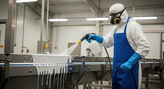 Hygienic practices in food processing facilities ensuring cleanliness and safety