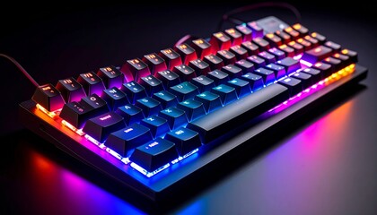 RGB Mechanical Keyboard with Rainbow Lighting 
