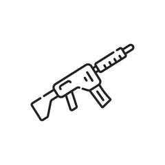 War web icons in line style. Army, battle, conflict, military, missile, refugees, bomb, tank, collection.