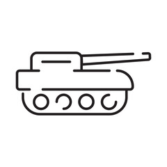 War web icons in line style. Army, battle, conflict, military, missile, refugees, bomb, tank, collection.