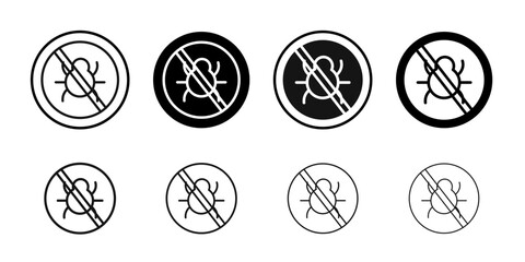 Debug icon simple vector isolated symbol