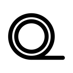 Adhesive Tape icon bold thick line