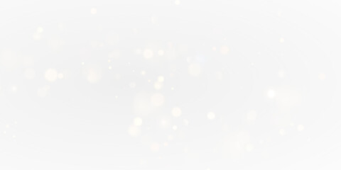 Bright glowing bokeh flash with abstract shiny sparkling card particle gold glitter dust magical vector christmas effect.