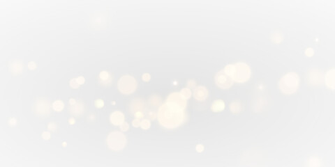 Bright glowing bokeh flash with abstract shiny sparkling card particle gold glitter dust magical vector christmas effect.