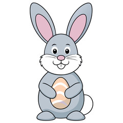 Easter Bunny Cute Animal Character