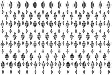 Thai fabric patterns, geometric shapes, beautiful for textile industries, carpets, wallpaper, clothing, sarongs, scarves, batik, embroidery and media production.