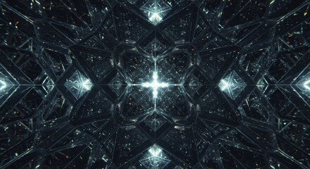 limitless reflective mirror background