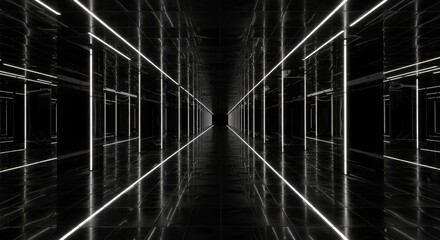 limitless reflective mirror background