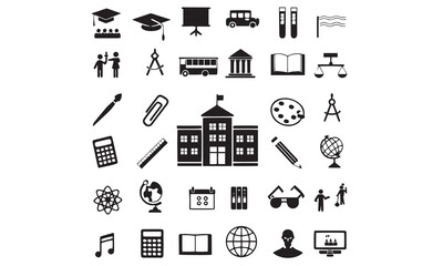 Education Icon Set