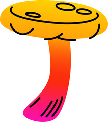 Orange Mushroom