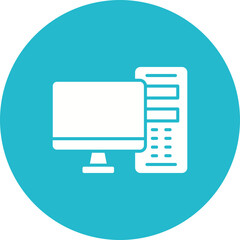 Fototapeta premium Computer Icon