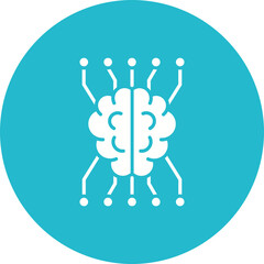 Obraz premium Artificial intelligence Icon